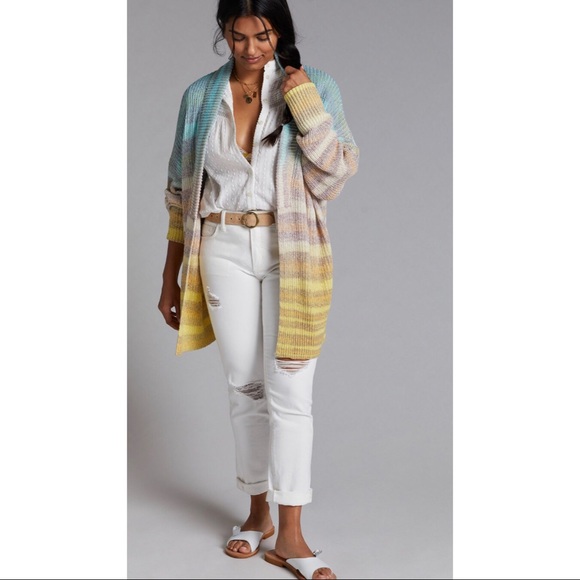 Anthropologie Sweaters - NWT Anthropologie Pilco Technicolor Dream Cardigan